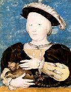HOLBEIN, Hans the Younger Boy with marmoset oil on canvas